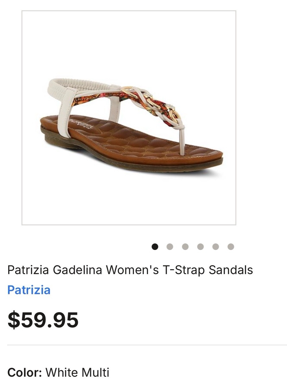 Patrizia GADELINA Sandals Size 7 Cute!